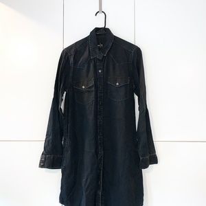 GAP Western Dark Denim Dress szS